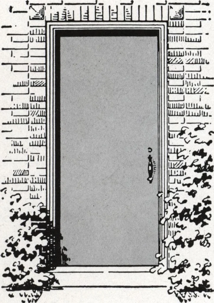 An illustration from Dealers price book no. 156: qualitybilt woodwork, 1918, leaf 17
