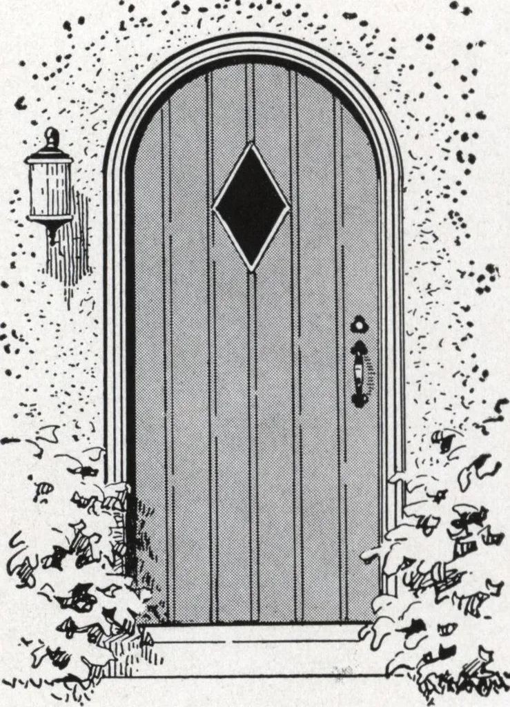 An illustration from Dealers price book no. 156: qualitybilt woodwork, 1918, leaf 17