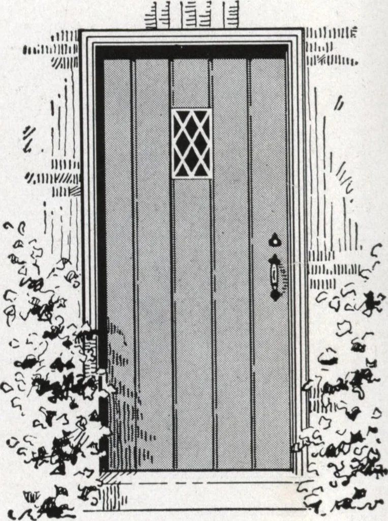 An illustration from Dealers price book no. 156: qualitybilt woodwork, 1918, leaf 17