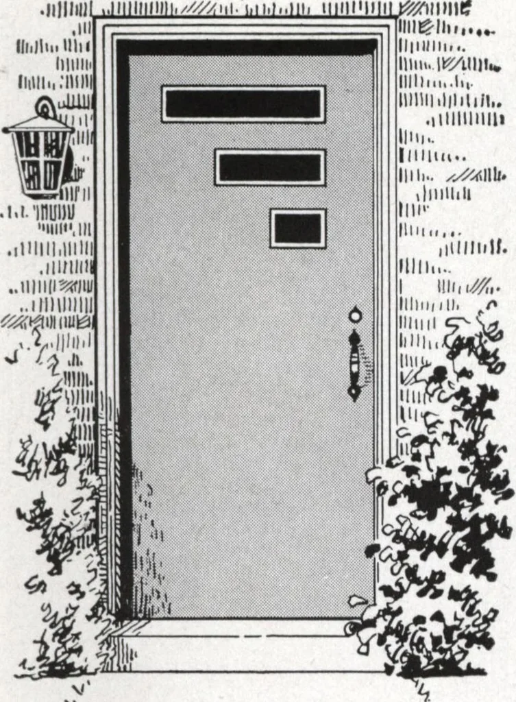 An illustration from Dealers price book no. 156: qualitybilt woodwork, 1918, leaf 18