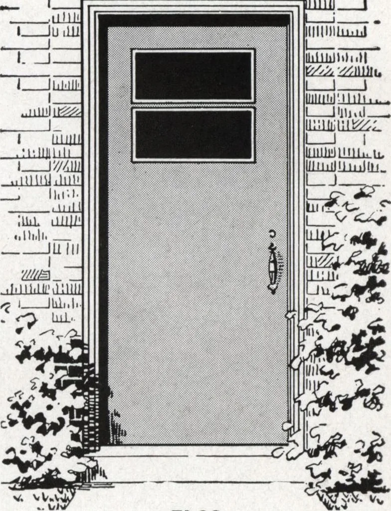 An illustration from Dealers price book no. 156: qualitybilt woodwork, 1918, leaf 18