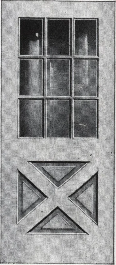An illustration from Dealers price book no. 156: qualitybilt woodwork, 1918, leaf 19