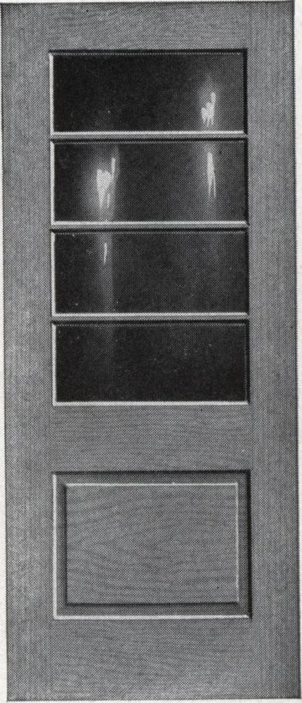 An illustration from Dealers price book no. 156: qualitybilt woodwork, 1918, leaf 20