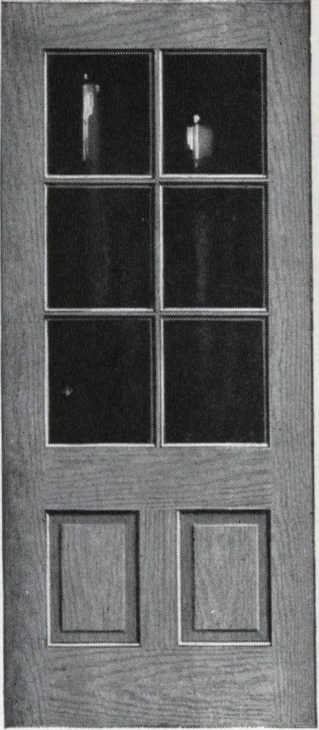 An illustration from Dealers price book no. 156: qualitybilt woodwork, 1918, leaf 21