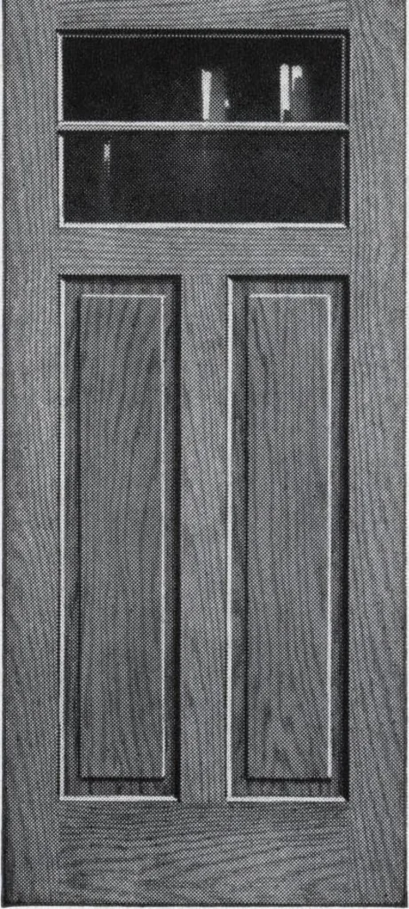 An illustration from Dealers price book no. 156: qualitybilt woodwork, 1918, leaf 21
