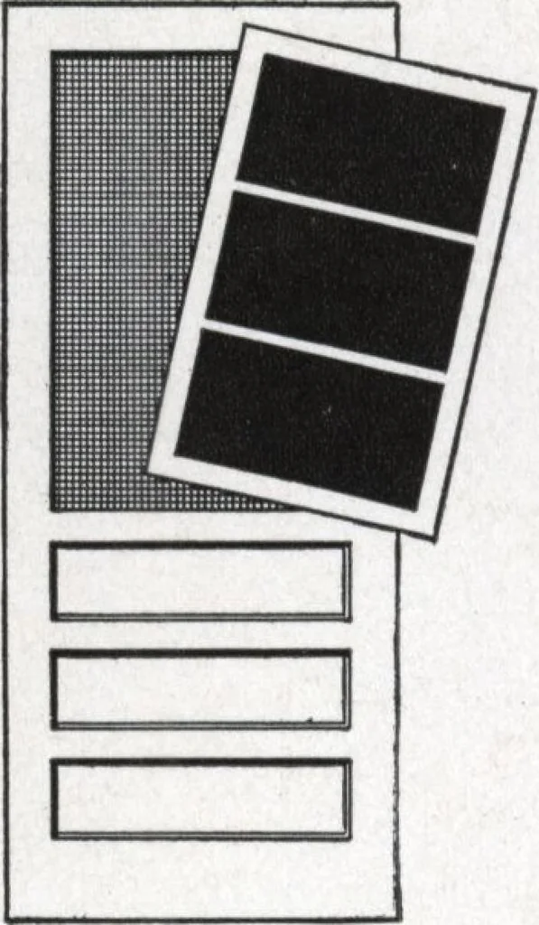 An illustration from Dealers price book no. 156: qualitybilt woodwork, 1918, leaf 29