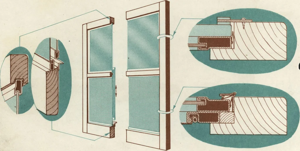 An illustration from Dealers price book no. 156: qualitybilt woodwork, 1918, leaf 49