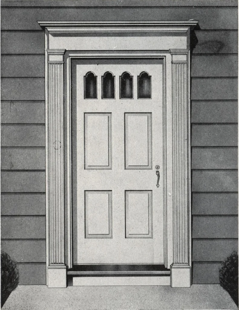 An illustration from Dealers price book no. 156: qualitybilt woodwork, 1918, leaf 5