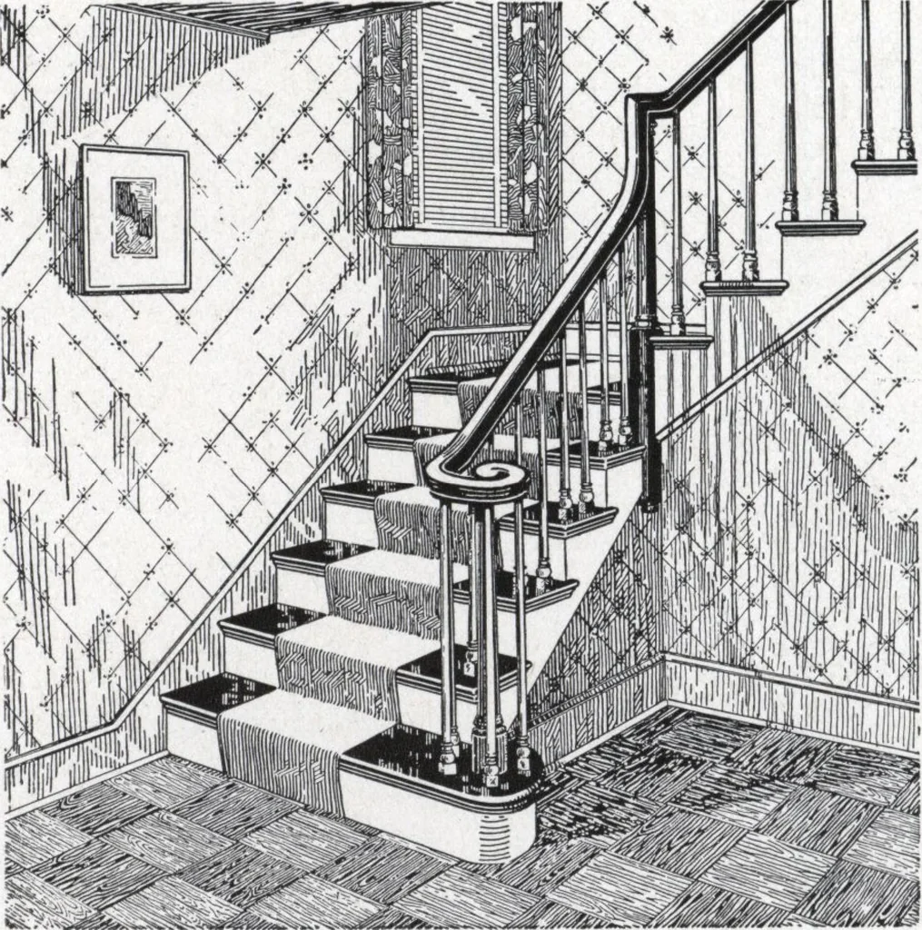 An illustration from Dealers price book no. 156: qualitybilt woodwork, 1918, leaf 53