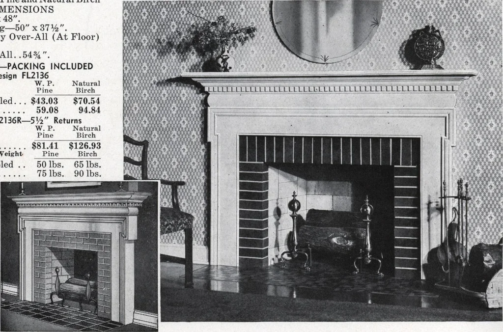 An illustration from Dealers price book no. 156: qualitybilt woodwork, 1918, leaf 58
