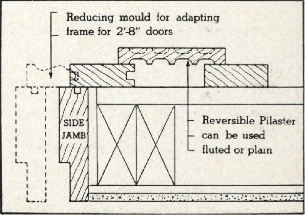 An illustration from Dealers price book no. 156: qualitybilt woodwork, 1918, leaf 6