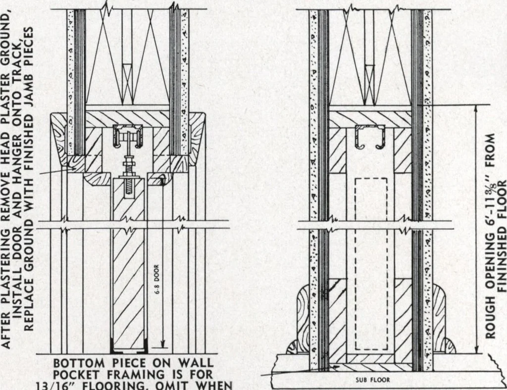 An illustration from Dealers price book no. 156: qualitybilt woodwork, 1918, leaf 66