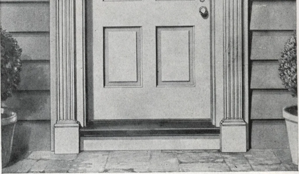 An illustration from Dealers price book no. 156: qualitybilt woodwork, 1918, leaf 7