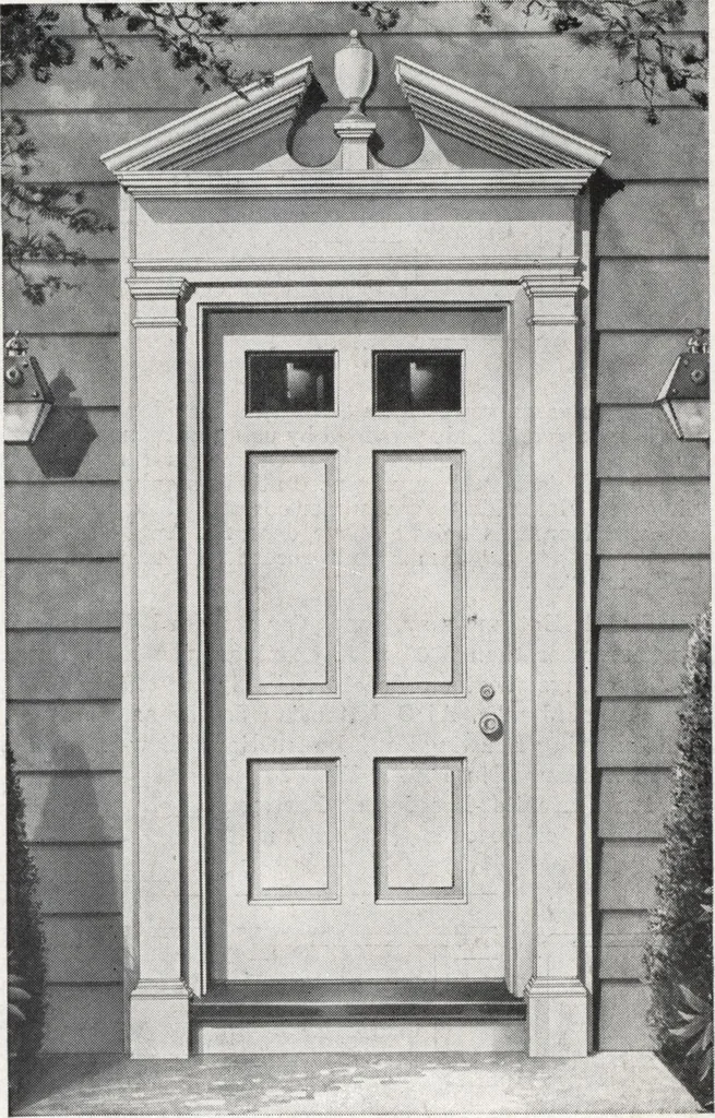 An illustration from Dealers price book no. 156: qualitybilt woodwork, 1918, leaf 8