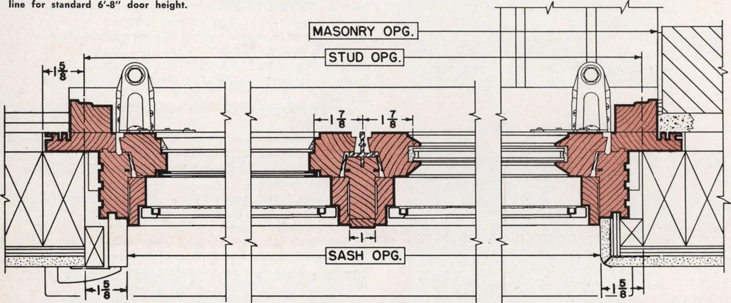 An illustration from Dealers price book no. 156: qualitybilt woodwork, 1918, leaf 90