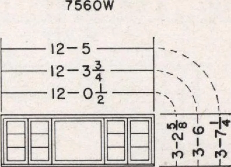 An illustration from Dealers price book no. 156: qualitybilt woodwork, 1918, leaf 93