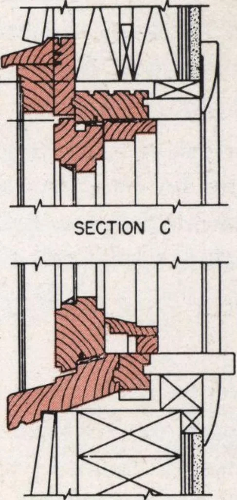 An illustration from Dealers price book no. 156: qualitybilt woodwork, 1918, leaf 95