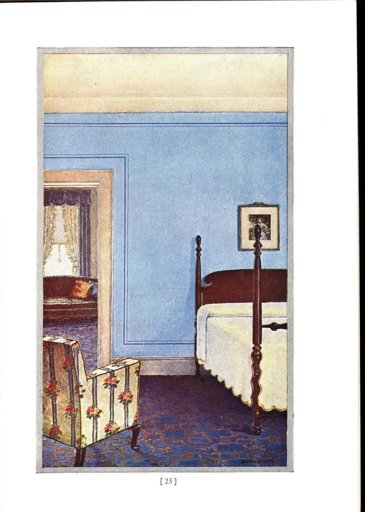 An illustration from Decorating the home., 1926, leaf 24