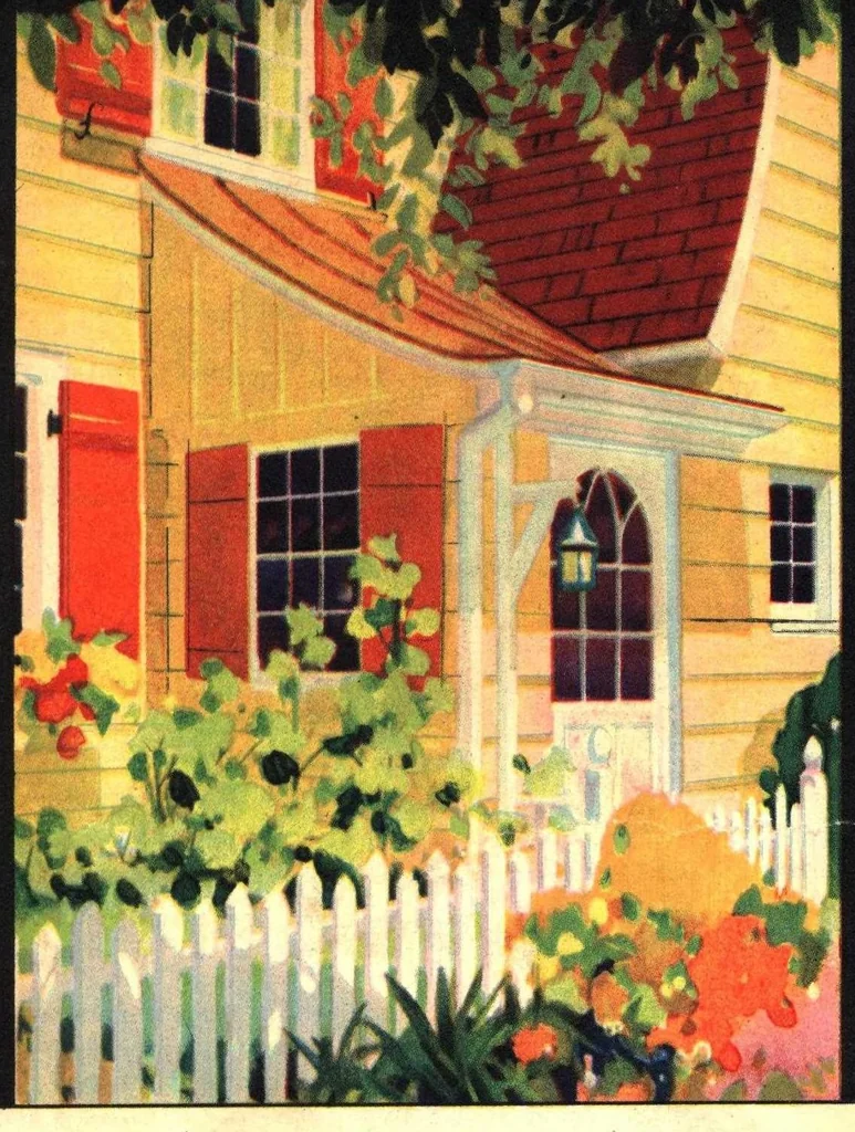 An illustration from Decorative suggestions: a handbook of color schemes..., 1930, leaf 0