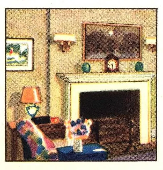 An illustration from Decorative suggestions: a handbook of color schemes..., 1930, leaf 6