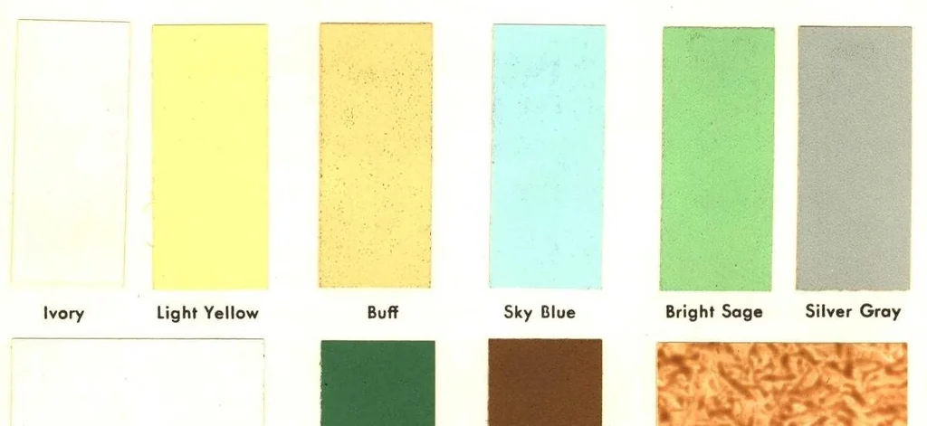An illustration from Decorative suggestions: a handbook of color schemes..., 1930, leaf 9