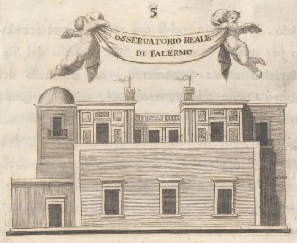 An illustration from Della Scoperta Del Nuovo Pianeta Cerere Ferdinandea, 1802, leaf 5