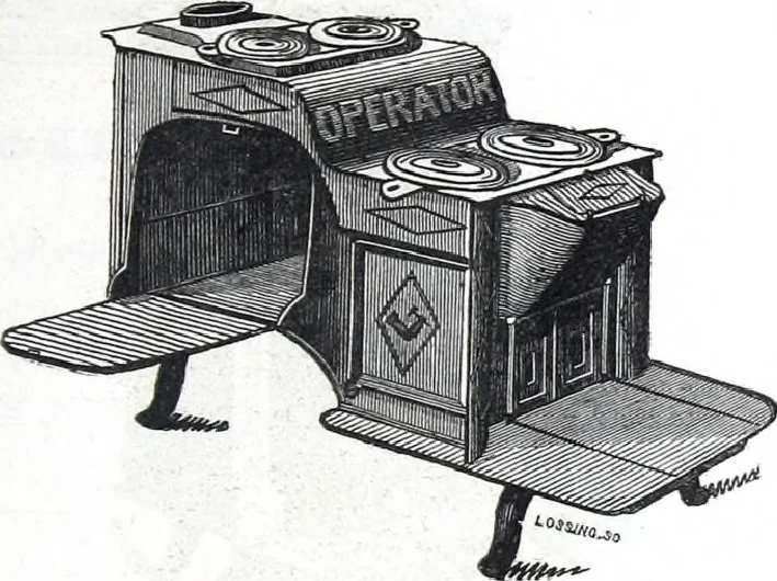 An illustration from Description of stoves, furnaces, bath tubs, garden vases and ventilators, 1843, leaf 10