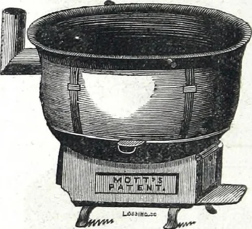 An illustration from Description of stoves, furnaces, bath tubs, garden vases and ventilators, 1843, leaf 17