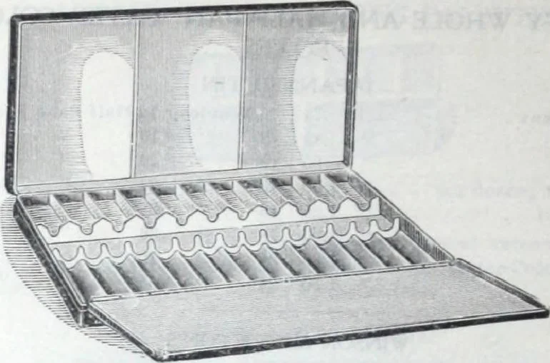 An illustration from Descriptive catalogue 1914 : Frost & Adams Co. importers and dealers in artists' materials, architects', engineers' draughtsmen's supplies, mathematical instruments and pyrography requisites., 1914, leaf 117