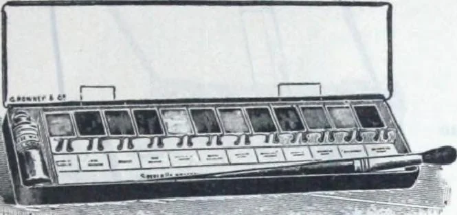 An illustration from Descriptive catalogue 1914 : Frost & Adams Co. importers and dealers in artists' materials, architects', engineers' draughtsmen's supplies, mathematical instruments and pyrography requisites., 1914, leaf 132