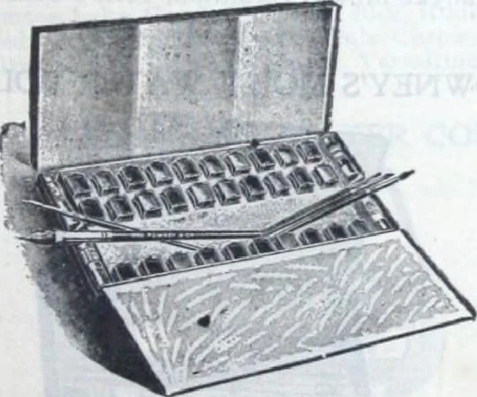 An illustration from Descriptive catalogue 1914 : Frost & Adams Co. importers and dealers in artists' materials, architects', engineers' draughtsmen's supplies, mathematical instruments and pyrography requisites., 1914, leaf 132