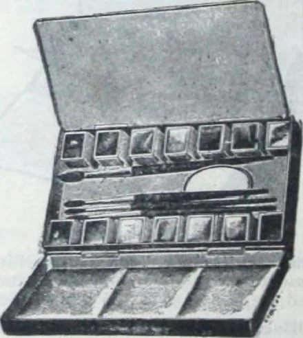 An illustration from Descriptive catalogue 1914 : Frost & Adams Co. importers and dealers in artists' materials, architects', engineers' draughtsmen's supplies, mathematical instruments and pyrography requisites., 1914, leaf 133