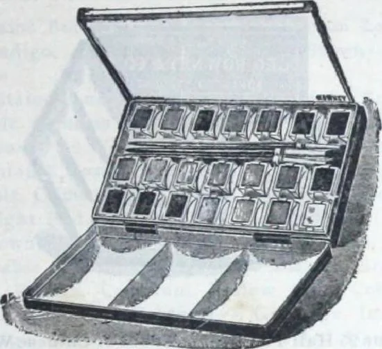 An illustration from Descriptive catalogue 1914 : Frost & Adams Co. importers and dealers in artists' materials, architects', engineers' draughtsmen's supplies, mathematical instruments and pyrography requisites., 1914, leaf 134