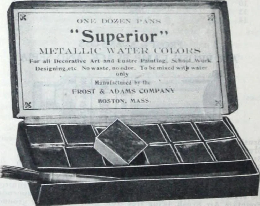 An illustration from Descriptive catalogue 1914 : Frost & Adams Co. importers and dealers in artists' materials, architects', engineers' draughtsmen's supplies, mathematical instruments and pyrography requisites., 1914, leaf 139
