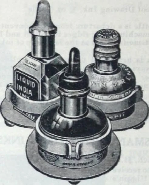 An illustration from Descriptive catalogue 1914 : Frost & Adams Co. importers and dealers in artists' materials, architects', engineers' draughtsmen's supplies, mathematical instruments and pyrography requisites., 1914, leaf 177