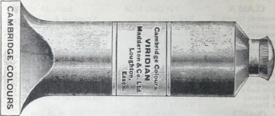 An illustration from Descriptive catalogue 1914 : Frost & Adams Co. importers and dealers in artists' materials, architects', engineers' draughtsmen's supplies, mathematical instruments and pyrography requisites., 1914, leaf 21