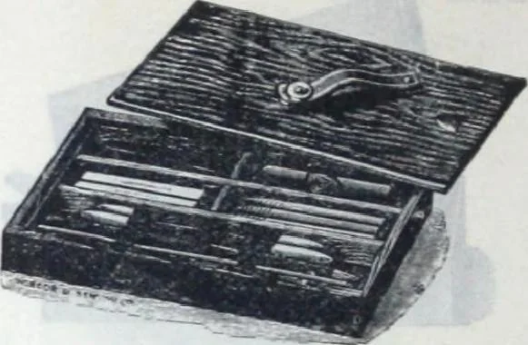 An illustration from Descriptive catalogue 1914 : Frost & Adams Co. importers and dealers in artists' materials, architects', engineers' draughtsmen's supplies, mathematical instruments and pyrography requisites., 1914, leaf 241