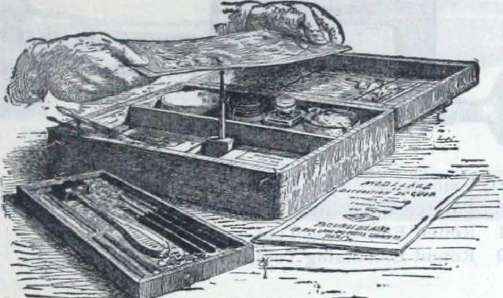An illustration from Descriptive catalogue 1914 : Frost & Adams Co. importers and dealers in artists' materials, architects', engineers' draughtsmen's supplies, mathematical instruments and pyrography requisites., 1914, leaf 264