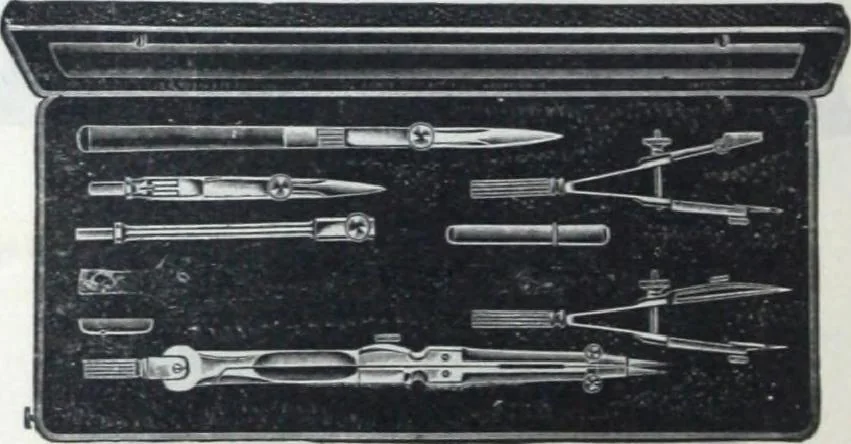 An illustration from Descriptive catalogue 1914 : Frost & Adams Co. importers and dealers in artists' materials, architects', engineers' draughtsmen's supplies, mathematical instruments and pyrography requisites., 1914, leaf 343