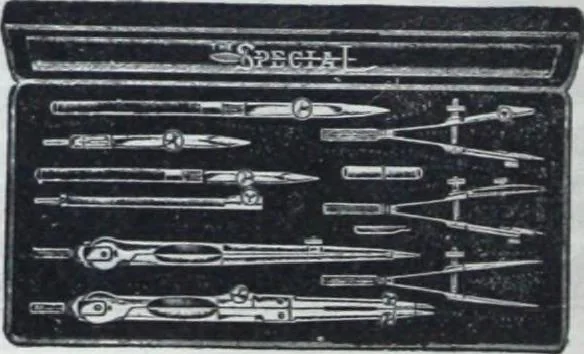 An illustration from Descriptive catalogue 1914 : Frost & Adams Co. importers and dealers in artists' materials, architects', engineers' draughtsmen's supplies, mathematical instruments and pyrography requisites., 1914, leaf 347