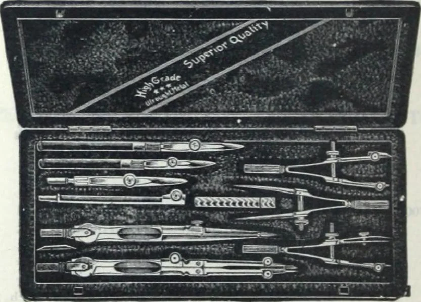 An illustration from Descriptive catalogue 1914 : Frost & Adams Co. importers and dealers in artists' materials, architects', engineers' draughtsmen's supplies, mathematical instruments and pyrography requisites., 1914, leaf 349