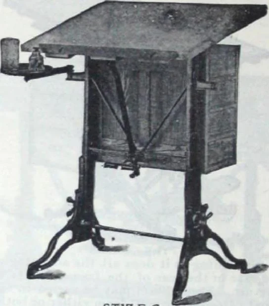An illustration from Descriptive catalogue 1914 : Frost & Adams Co. importers and dealers in artists' materials, architects', engineers' draughtsmen's supplies, mathematical instruments and pyrography requisites., 1914, leaf 525