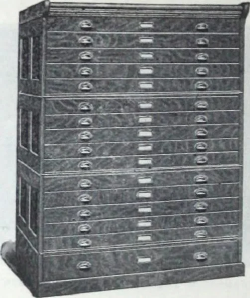 An illustration from Descriptive catalogue 1914 : Frost & Adams Co. importers and dealers in artists' materials, architects', engineers' draughtsmen's supplies, mathematical instruments and pyrography requisites., 1914, leaf 547