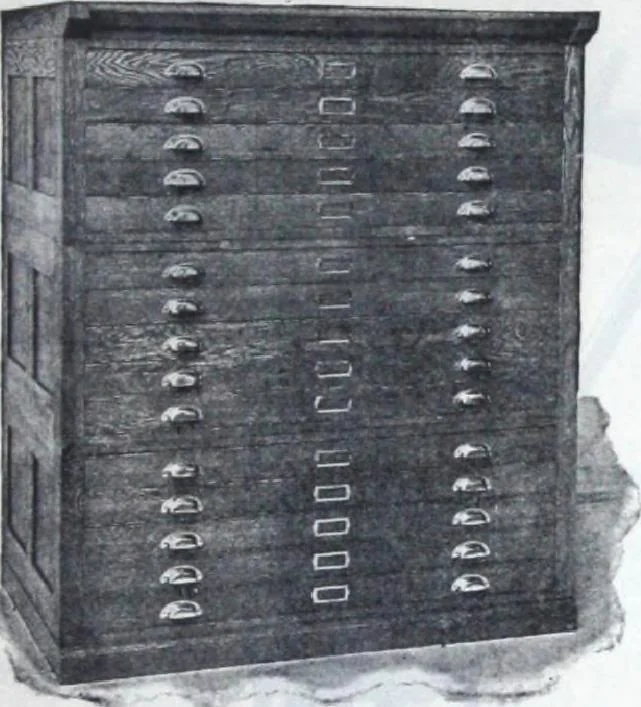 An illustration from Descriptive catalogue 1914 : Frost & Adams Co. importers and dealers in artists' materials, architects', engineers' draughtsmen's supplies, mathematical instruments and pyrography requisites., 1914, leaf 548