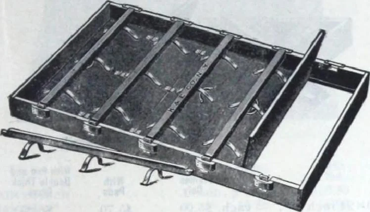 An illustration from Descriptive catalogue 1914 : Frost & Adams Co. importers and dealers in artists' materials, architects', engineers' draughtsmen's supplies, mathematical instruments and pyrography requisites., 1914, leaf 550