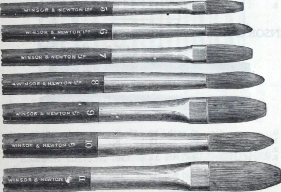 An illustration from Descriptive catalogue 1914 : Frost & Adams Co. importers and dealers in artists' materials, architects', engineers' draughtsmen's supplies, mathematical instruments and pyrography requisites., 1914, leaf 670