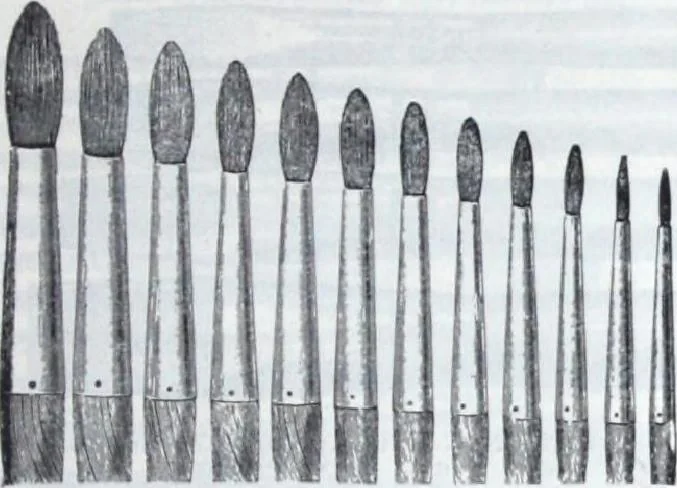 An illustration from Descriptive catalogue 1914 : Frost & Adams Co. importers and dealers in artists' materials, architects', engineers' draughtsmen's supplies, mathematical instruments and pyrography requisites., 1914, leaf 672
