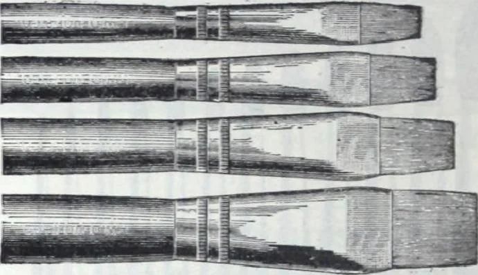 An illustration from Descriptive catalogue 1914 : Frost & Adams Co. importers and dealers in artists' materials, architects', engineers' draughtsmen's supplies, mathematical instruments and pyrography requisites., 1914, leaf 673