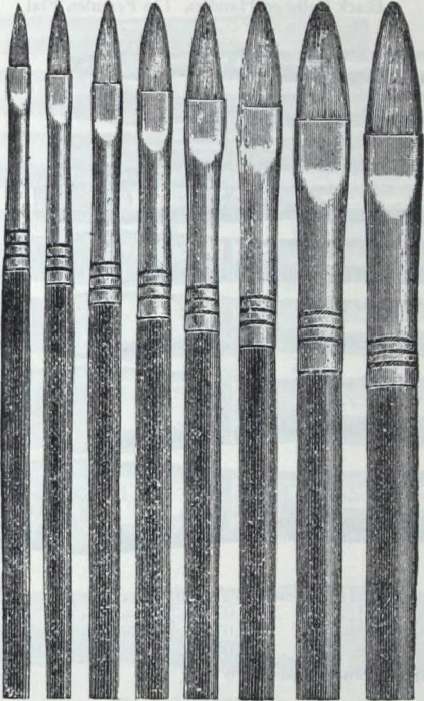 An illustration from Descriptive catalogue 1914 : Frost & Adams Co. importers and dealers in artists' materials, architects', engineers' draughtsmen's supplies, mathematical instruments and pyrography requisites., 1914, leaf 675