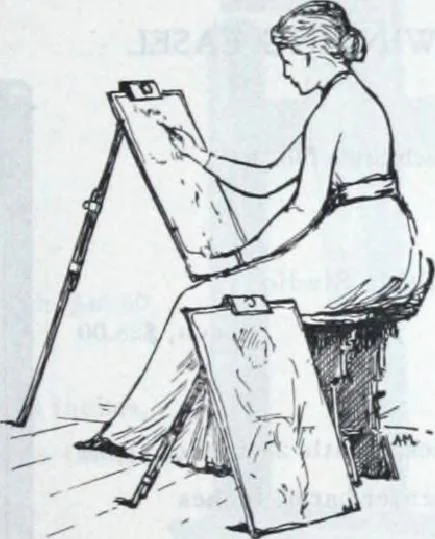 An illustration from Descriptive catalogue 1914 : Frost & Adams Co. importers and dealers in artists' materials, architects', engineers' draughtsmen's supplies, mathematical instruments and pyrography requisites., 1914, leaf 80